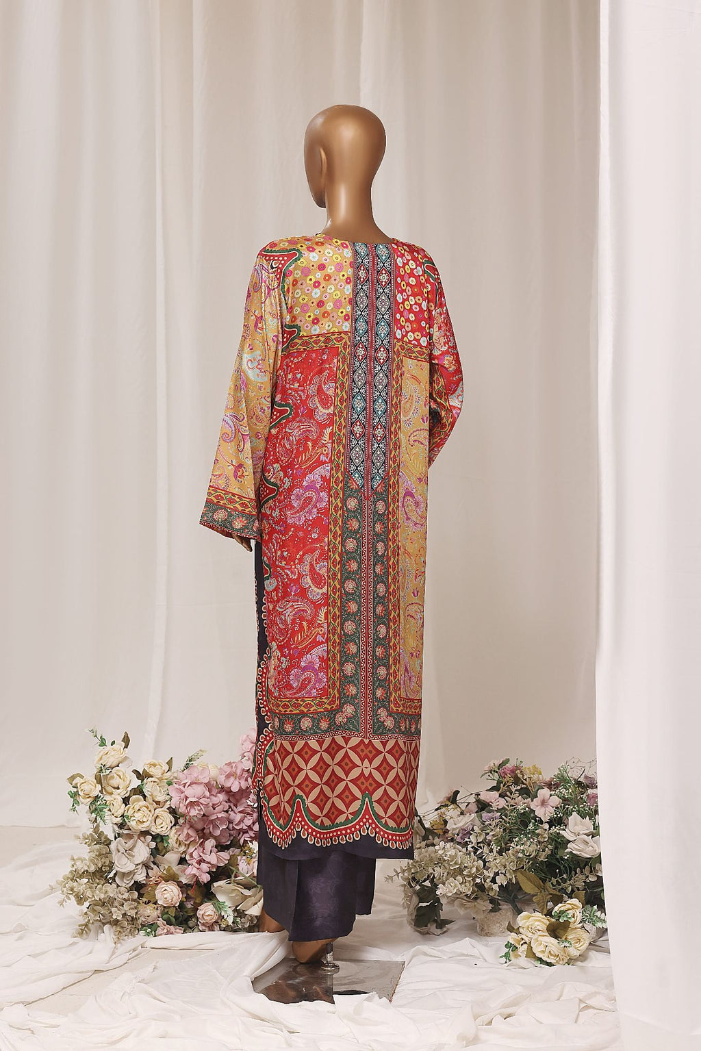 Printed Silk Kaftan