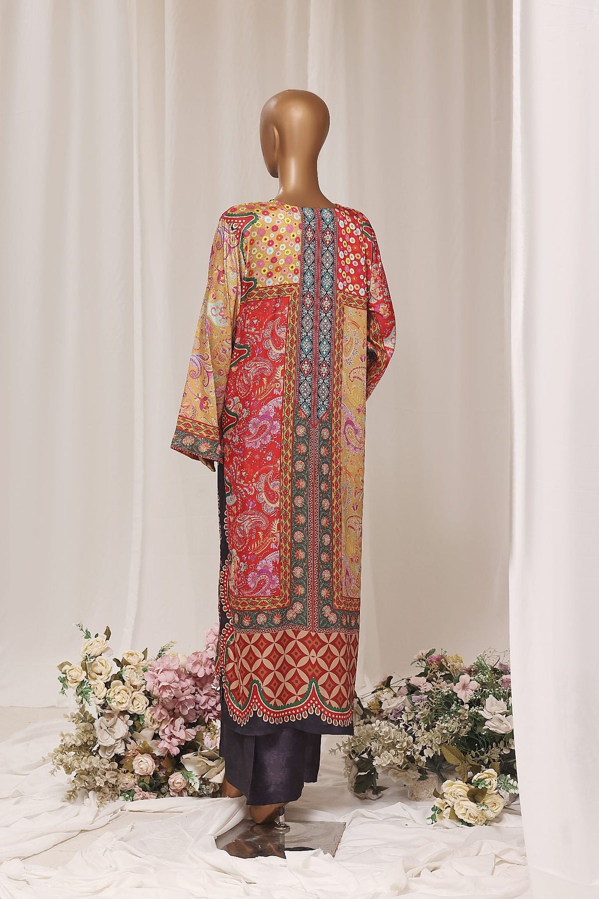 Printed Silk Kaftan