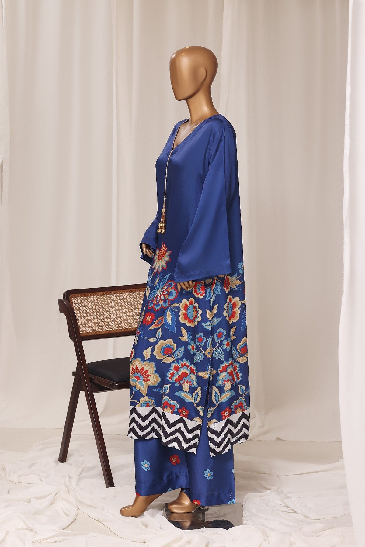 Printed Silk Kaftan