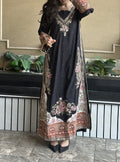 Kaftan Cotton Silk Embroidered
